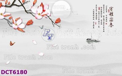 File PSD File gốc in tranh tổng hợp DCT6180 (bản gốc) độ phân giải cao