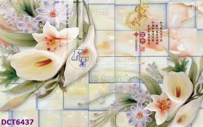 File tranh File gốc in nền tường vân đá cẩm thạch DCT6437 (file gốc) chủ đề phong thủy