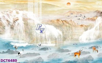 File tranh File gốc in nền tường vân đá cẩm thạch DCT6480 (ảnh gốc) độ nét vượt trội