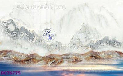 File tranh File gốc in nền tường vân đá cẩm thạch DCT6775 (ảnh gốc) in trần nhà