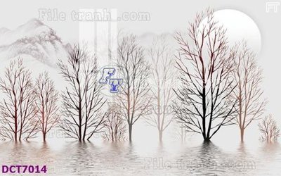 File tranh File gốc in nền tường vân đá cẩm thạch DCT7014 (gốc) in trên kính