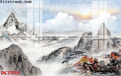 File tranh trang trí File in vân đá cẩm thạch DCT7515 (tải file gốc)