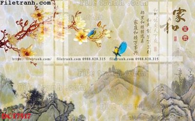 File gốc File in vân đá cẩm thạch DCT7517 (in lụa) trang trí tường
