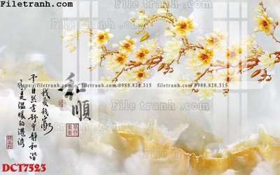 File gốc in tráng gương File in vân đá cẩm thạch DCT7523 chi tiết