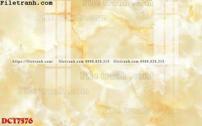 File tranh File in vân đá cẩm thạch DCT7576 (bản gốc) in lụa 5D