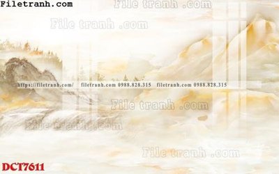 File tranh gốc File in vân đá cẩm thạch DCT7611 (bản quyền) độc đáo