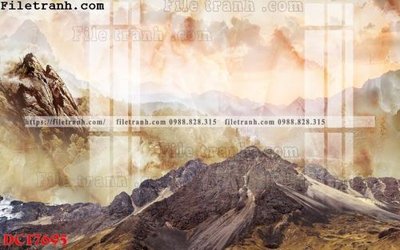 File in trần File in vân đá cẩm thạch DCT7695 (file gốc) phong thủy