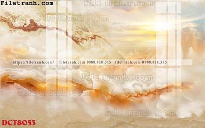 File gốc File in vân đá cẩm thạch DCT8053 (in lụa) hoa văn cổ điển