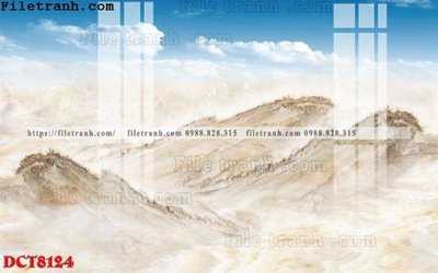 File in trần File in vân đá cẩm thạch DCT8124 (file gốc) xuyên sáng