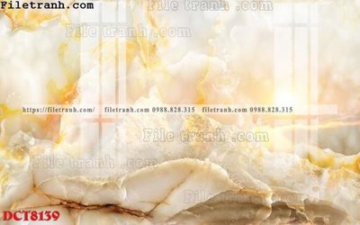 File tranh File in vân đá cẩm thạch DCT8139 (bản gốc) trang trí văn phòng