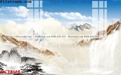 File gốc File in vân đá cẩm thạch DCT8162 (in lụa) tranh phong thủy