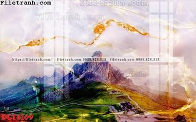 Cung cấp file tranh gốc File in vân đá cẩm thạch DCT8169 độc quyền