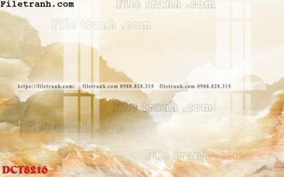 File tranh File in vân đá cẩm thạch DCT8216 (gốc) phong cách tối giản