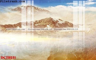 File in mica File in vân đá cẩm thạch DCT8251 (bản gốc) làm vách ngăn