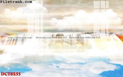 File tranh in mica File in vân đá cẩm thạch DCT8255 (độ phân giải cao)