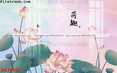 File tranh File in vân đá cẩm thạch DCT8532 (bản gốc) in lụa 5D