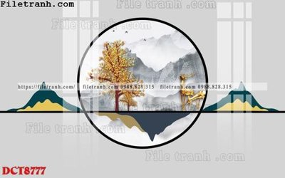 File gốc File in vân đá cẩm thạch DCT8777 (in mica) làm bảng hiệu