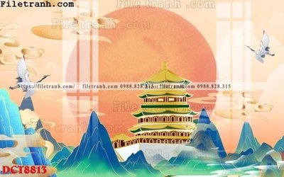 File in ấn File in vân đá cẩm thạch DCT8813 (bản gốc) chất lượng cao