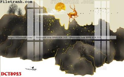 File tranh File in vân đá cẩm thạch DCT8923 (gốc) chủ đề trẻ em