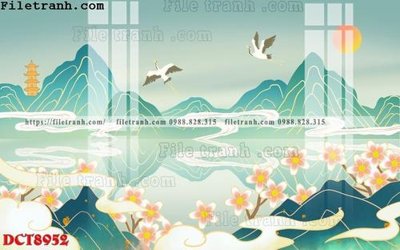 File gốc File in vân đá cẩm thạch DCT8952 (trang trí) phòng trẻ em