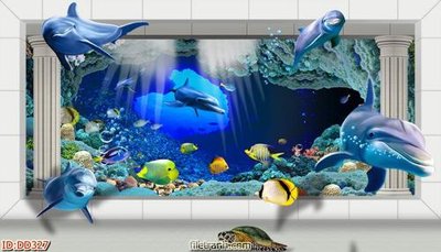 File ảnh File gốc đại đương biển DD327 (gốc) cho trang trí nội thất