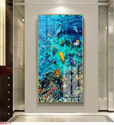 File tranh File gốc đại đương biển DD477 (gốc) chủ đề động vật