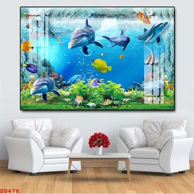 Tải file File gốc đại đương biển DD478 (ảnh gốc) in tranh kính