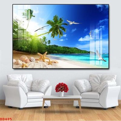 File tranh File gốc đại đương biển DD485 (bản gốc) in canvas