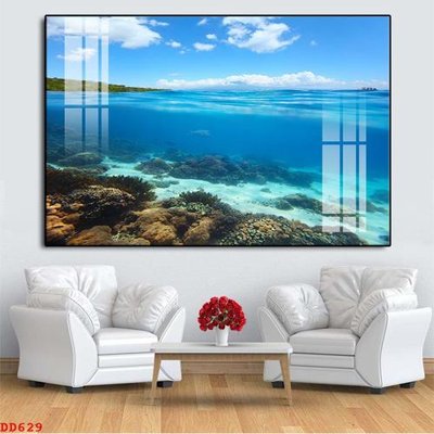 File tranh in tráng gương File gốc đại đương biển DD629 (siêu nét)