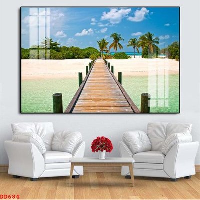 File tranh File gốc đại đương biển DD684 (gốc) phong cách tối giản