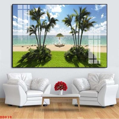 File tranh File gốc đại đương biển DD818 (bản gốc) in canvas