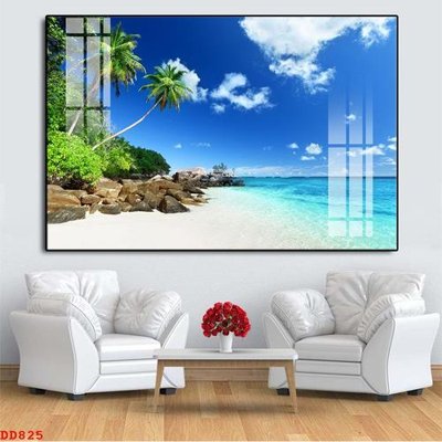 File gốc File gốc đại đương biển DD825 (in lụa) tranh thuận buồm