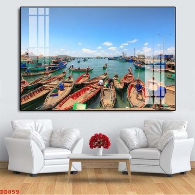 File ảnh File gốc đại đương biển DD859 (gốc) in decal dán tường