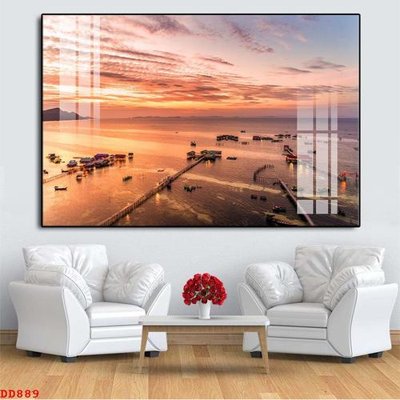 File gốc File gốc đại đương biển DD889 (trang trí) phòng ngủ