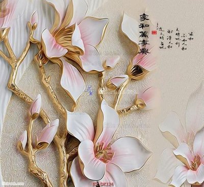 File tranh File tranh điêu khắc DK124 (bản gốc) in lụa 3D