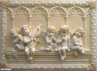 Ảnh gốc File tranh điêu khắc DK143 (nét căng) in mica