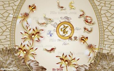 File gốc File tranh điêu khắc DK18 (in lụa) chi tiết cao