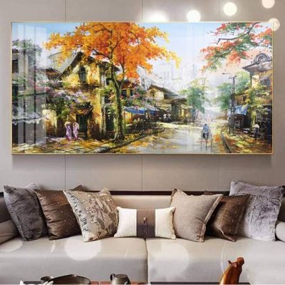 Download file gốc File tranh đồng quê DQ1015 (in lụa) cao cấp