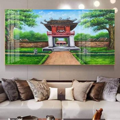 File tranh File tranh đồng quê DQ1020 (gốc) chủ đề con người