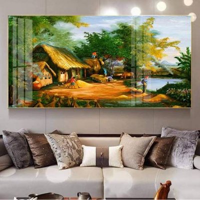 File gốc in ấn File tranh đồng quê DQ1030 (sẵn sàng tải về)