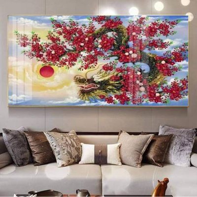 File tranh File tranh đồng quê DQ1033 (bản gốc) treo quán cafe