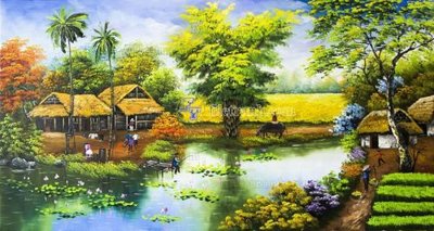 Tải file gốc File tranh đồng quê DQ147 (bản PSD) còn layer