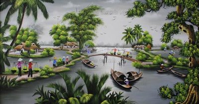 File tranh in trần File tranh đồng quê DQ151 (ảnh gốc siêu nét)