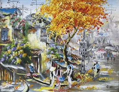 File gốc File tranh đồng quê DQ214 (dành cho trang trí nội thất)