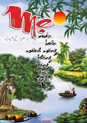 File gốc File tranh đồng quê DQ270 (ảnh rõ nét) để in