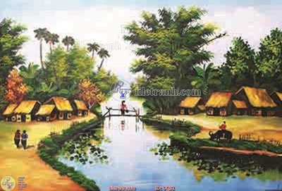 Mua file ảnh gốc File tranh đồng quê DQ32 (chất lượng cao)