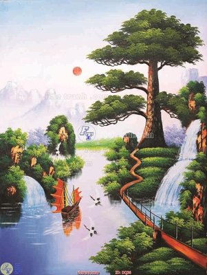 Tệp tin gốc File tranh đồng quê DQ36 (dùng cho in) File tranh đồng quê DQ36