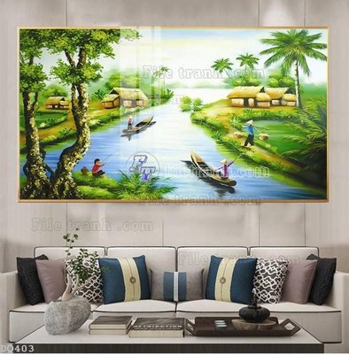 Tải file File tranh đồng quê DQ403 (ảnh gốc) file AI/EPS