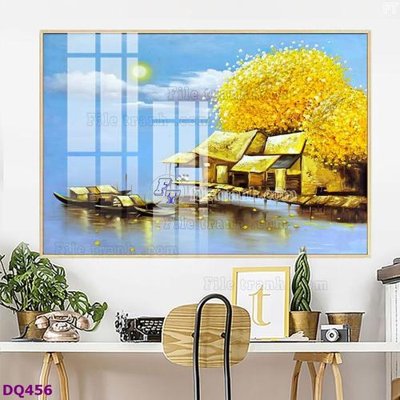 Tải file File tranh đồng quê DQ456 (gốc) làm file tranh quảng cáo