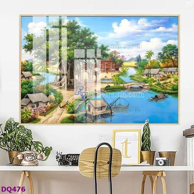 Tải file gốc File tranh đồng quê DQ476 (in tráng gương) 3DFile gốc File tranh đồng quê DQ476 (sẵn sàng in) chất lượng cao